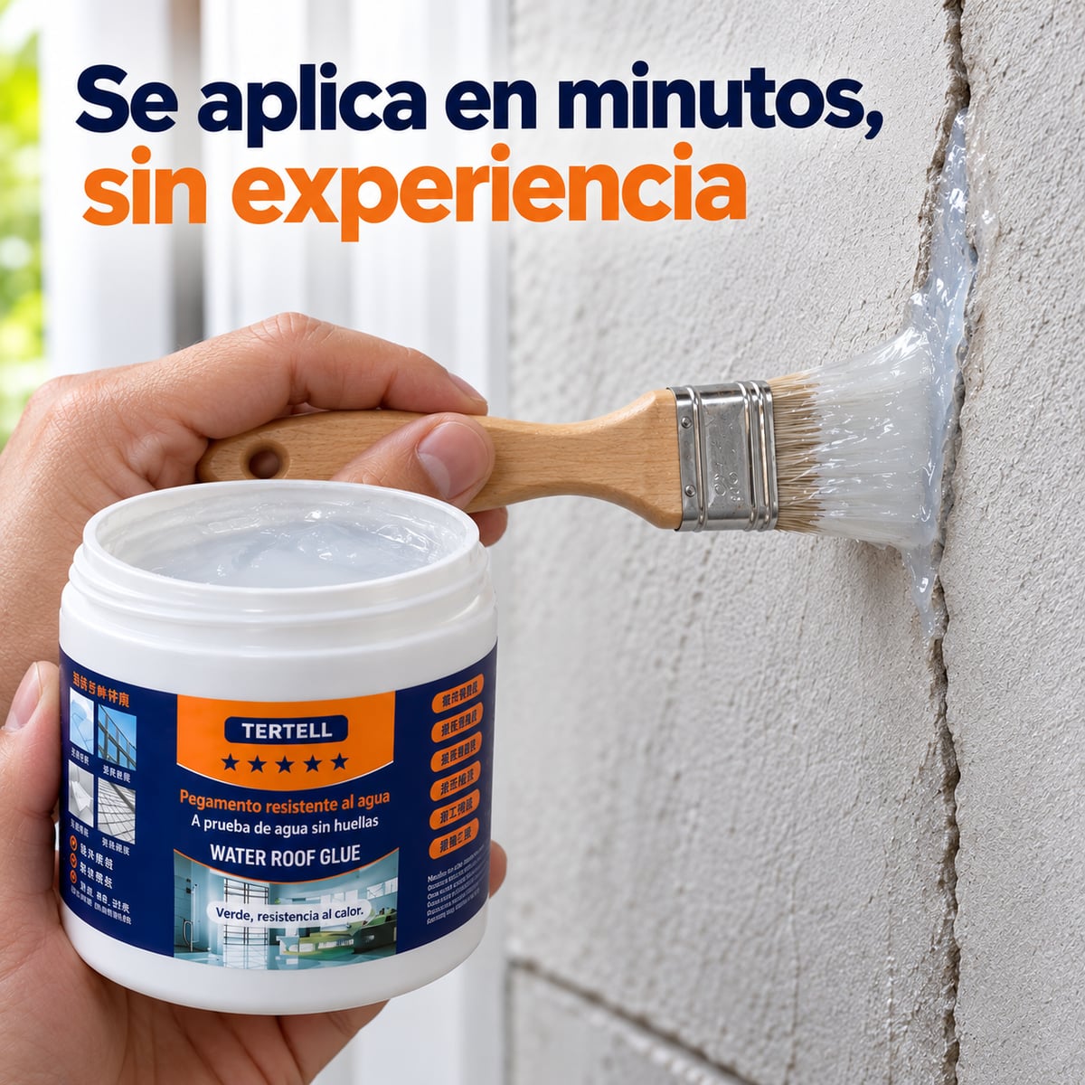 IMPERMEABILIZANTE TERTELL WATER ROOF GLUE 500 G