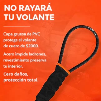 BLOQUEADOR DE VOLANTE | Dispositivo Candado de seguridad Anti-Robo + ENVIO GRATIS