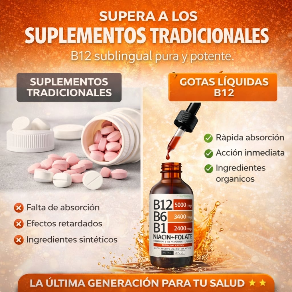 ⚡COMPLEX VITAMINICO B12 NUSAVA 2 UNIDADES- ENVIO GRATIS