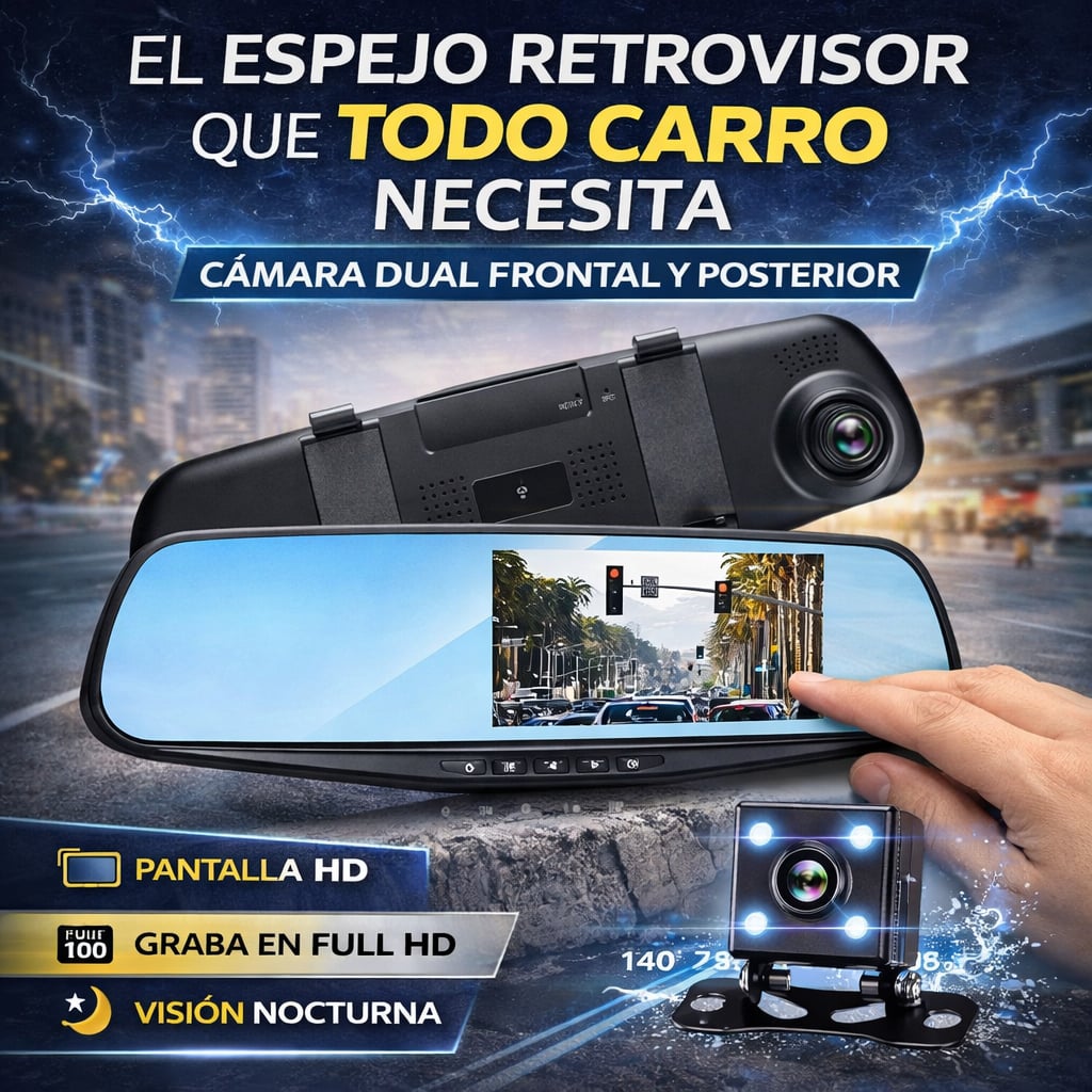 Espejo Retrovisor Smart FHD Plus