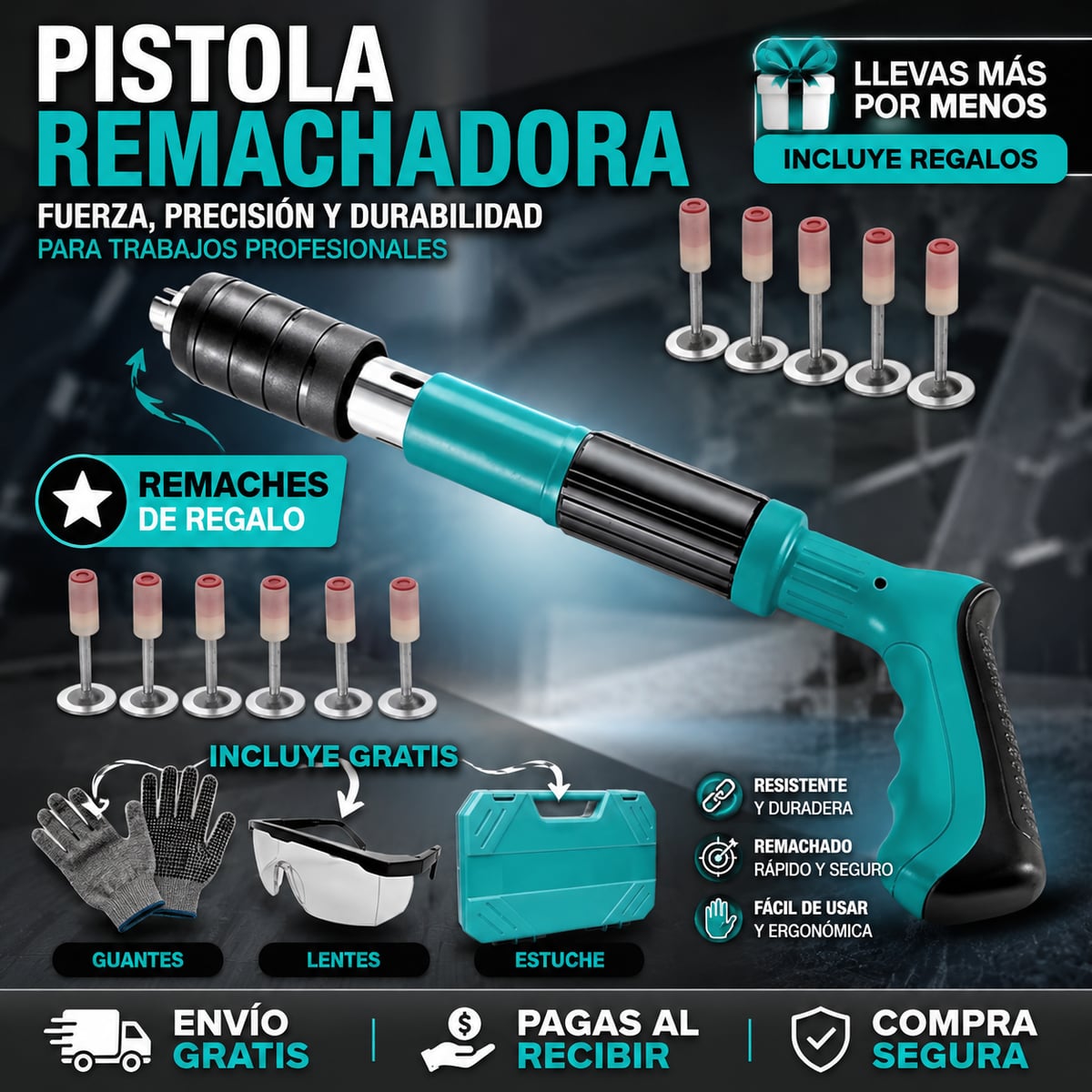 Pistola Remachadora