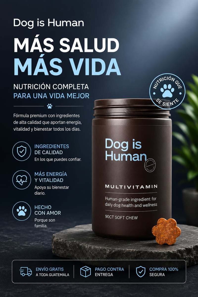 Dog is Human 🐾 Multivitaminico para tu mascota
