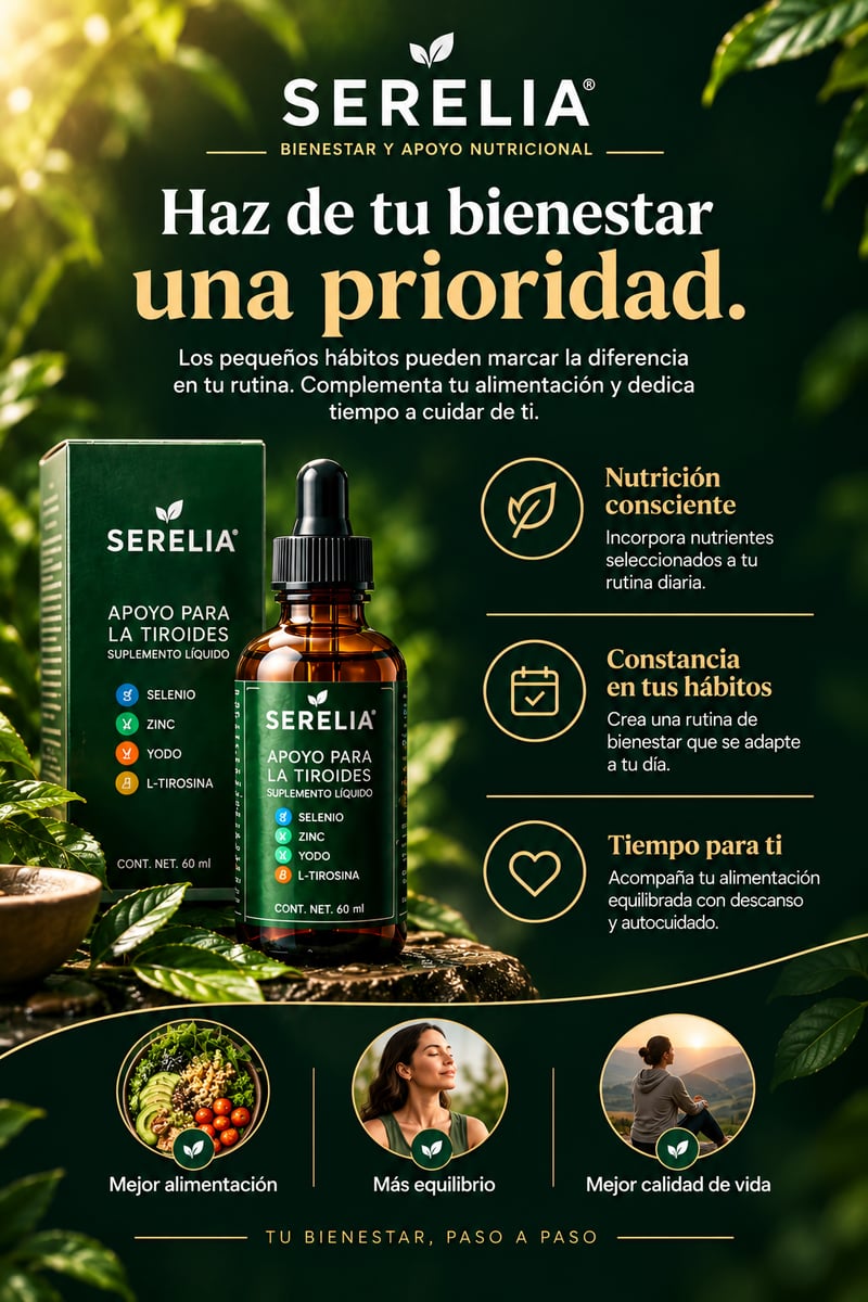 Tu bienestar empieza con SERELIA
