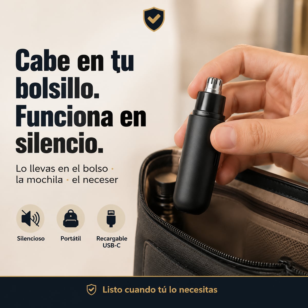 Afeitadora Electrica Portátil - Elimina esos pelillos imposibles