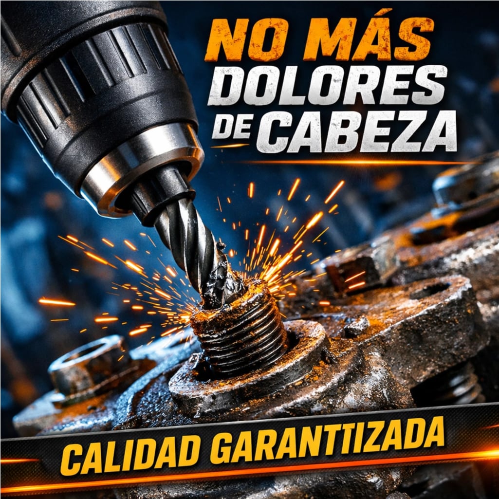 KIT EXTRACTOR DE TORNILLOS X10 PIEZAS + ENVÍO GRATIS Y REGALO 🎁