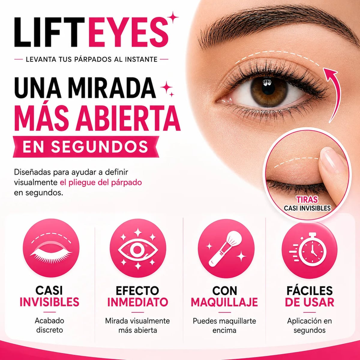 LiftEyes™ Una mirada más abierta en segundos