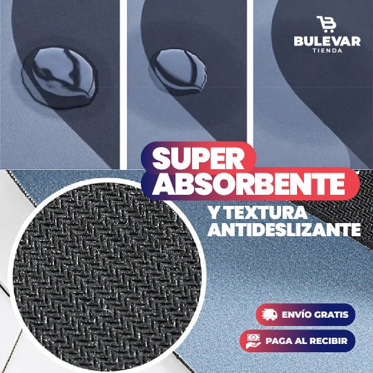 PROMO 2X1 ALFOMBRA ANTIDESLIZANTE SÚPER ABSORBENTE