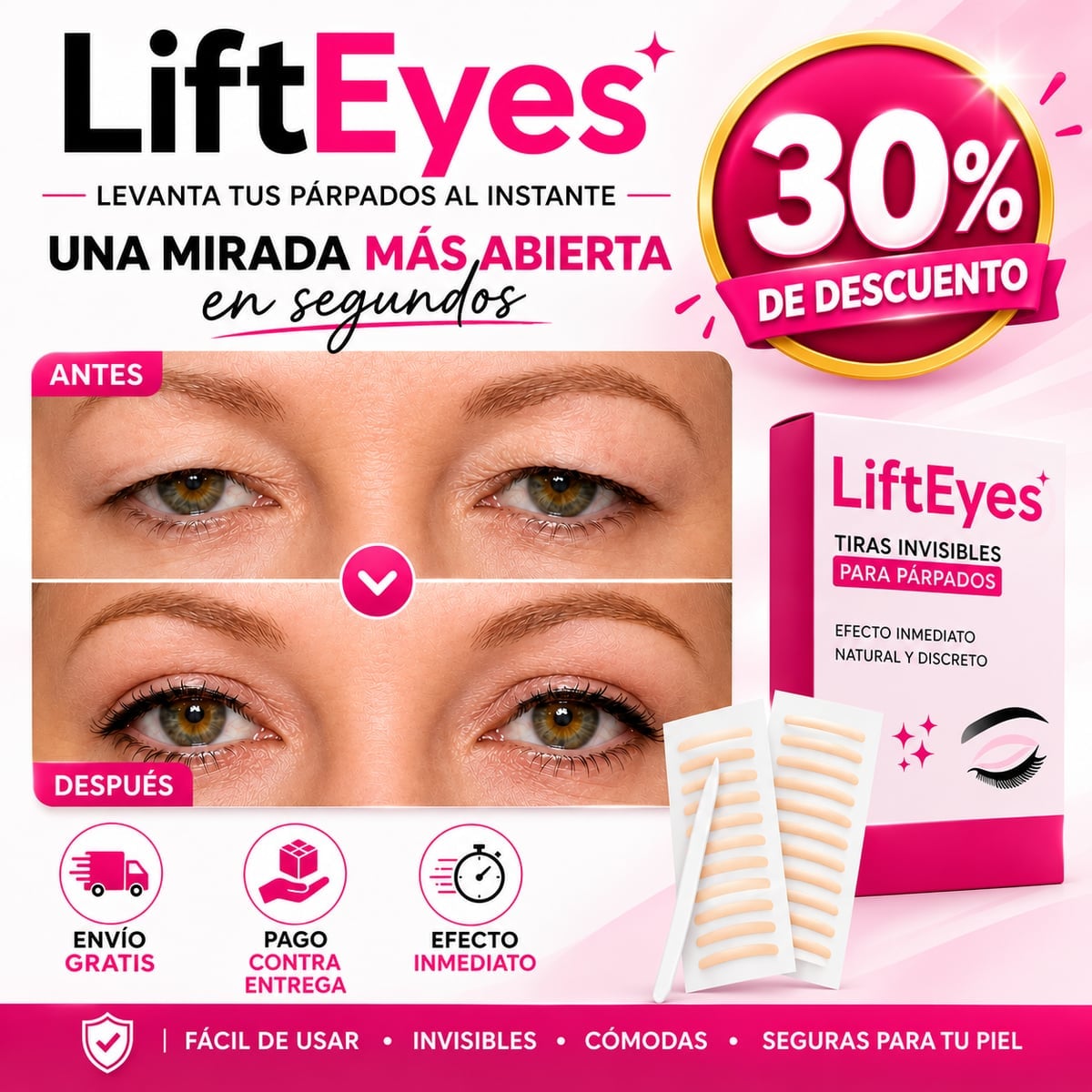 LiftEyes™ Una mirada más abierta en segundos.