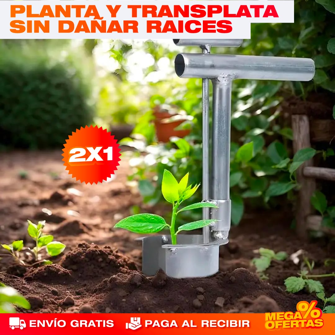 PROMO 2X1 HERRAMIENTA PLANTAR Y TRANSPLANTAR MAGO LARGO
