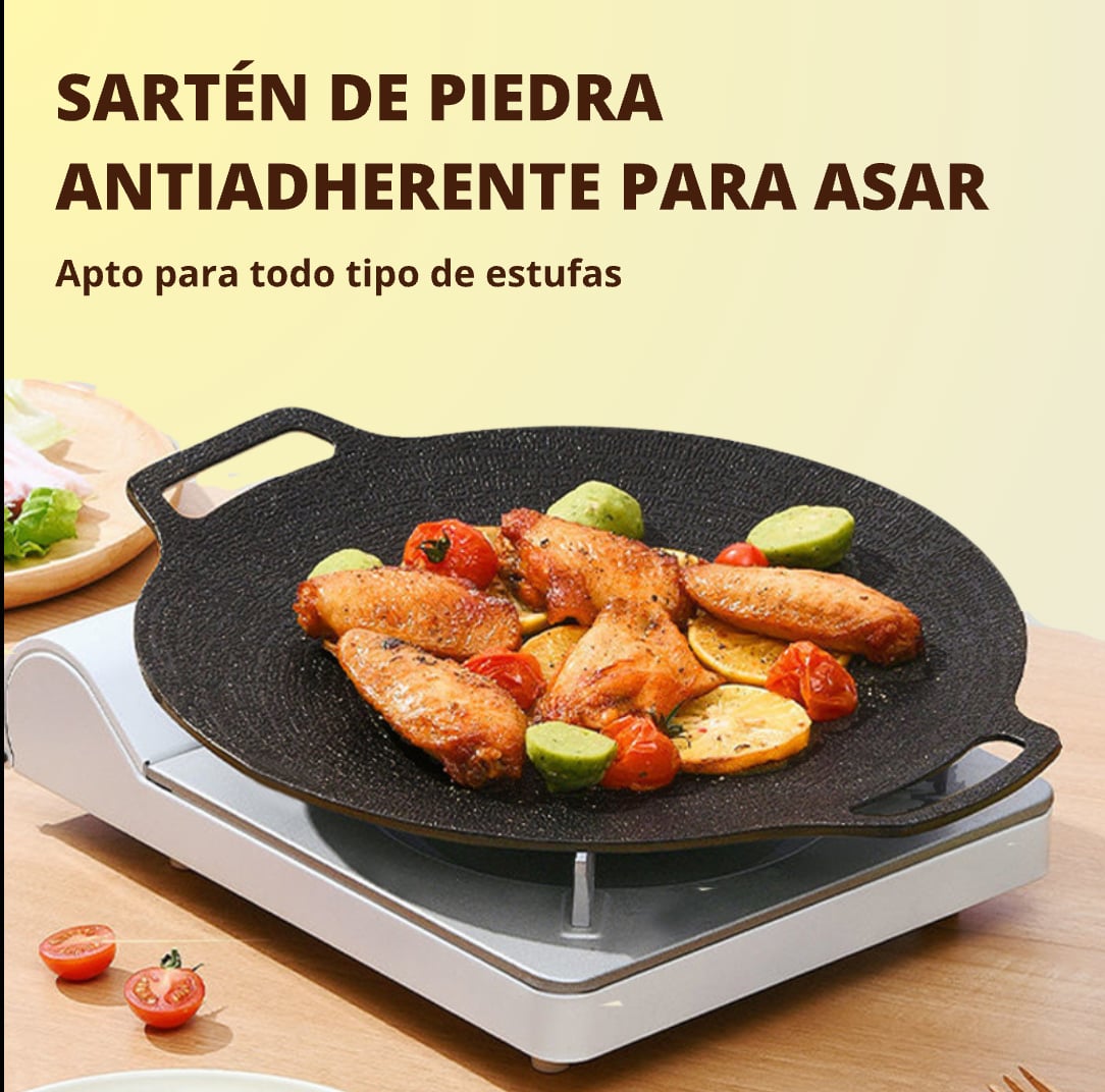 Sartén antiadherente multiusos de 6 capas (BUDARE) 🍳 DOMINA LA COCINA CON FACILIDAD