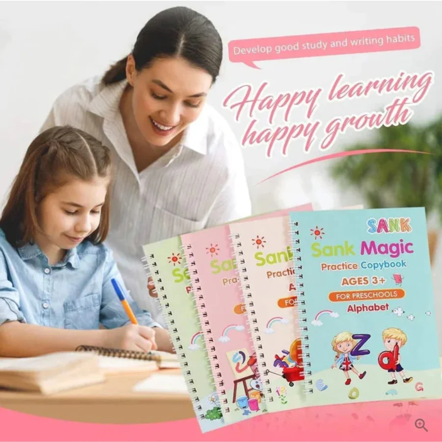 Cuaderno Mágico Reutilizable Diario Práctico Escolar