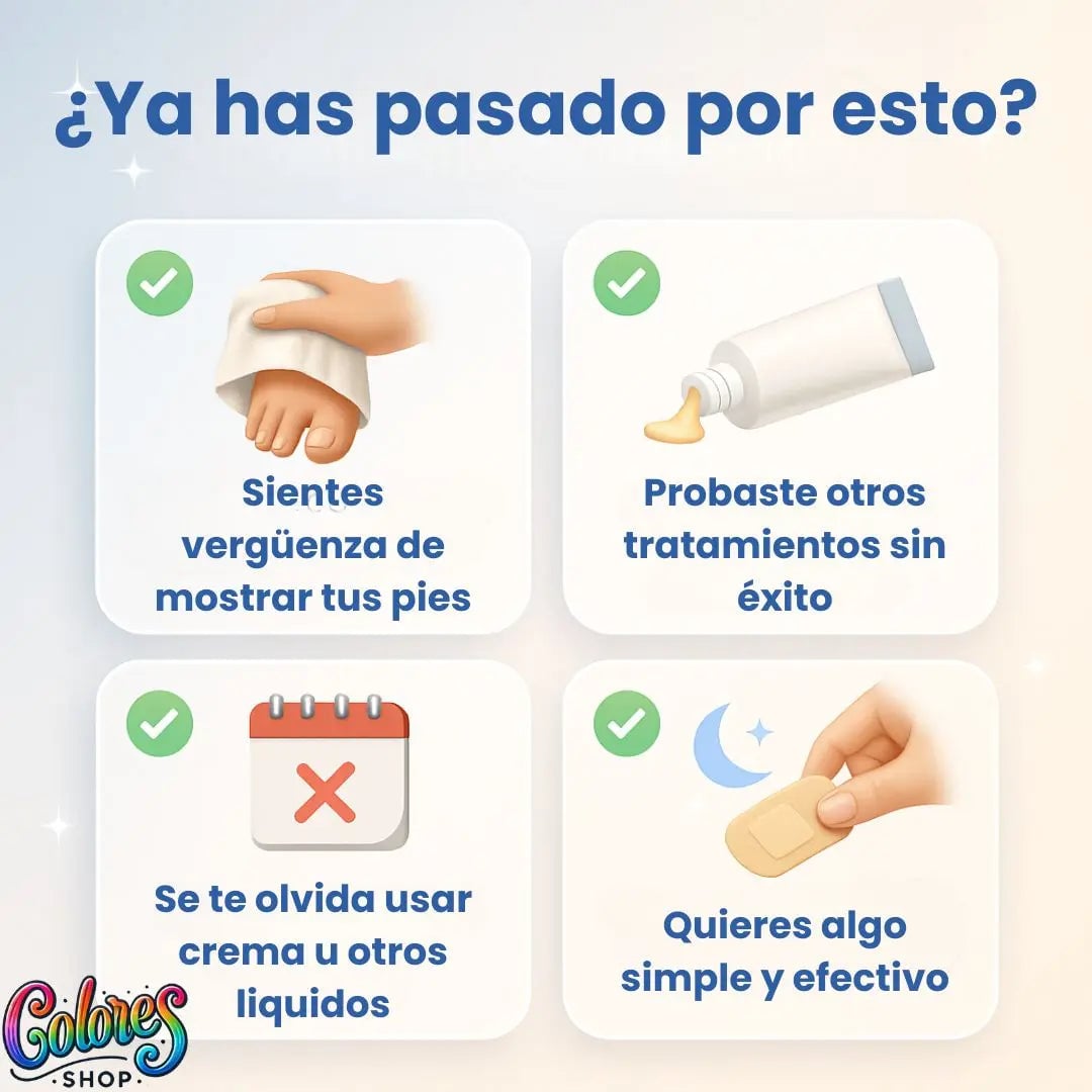 Parches Antihongos para Uñas – Mejora Visiblemente la Salud de tus Uñas Mientras Duermes en 7 días– Tratamiento Fácil, Limpio y Efectivo