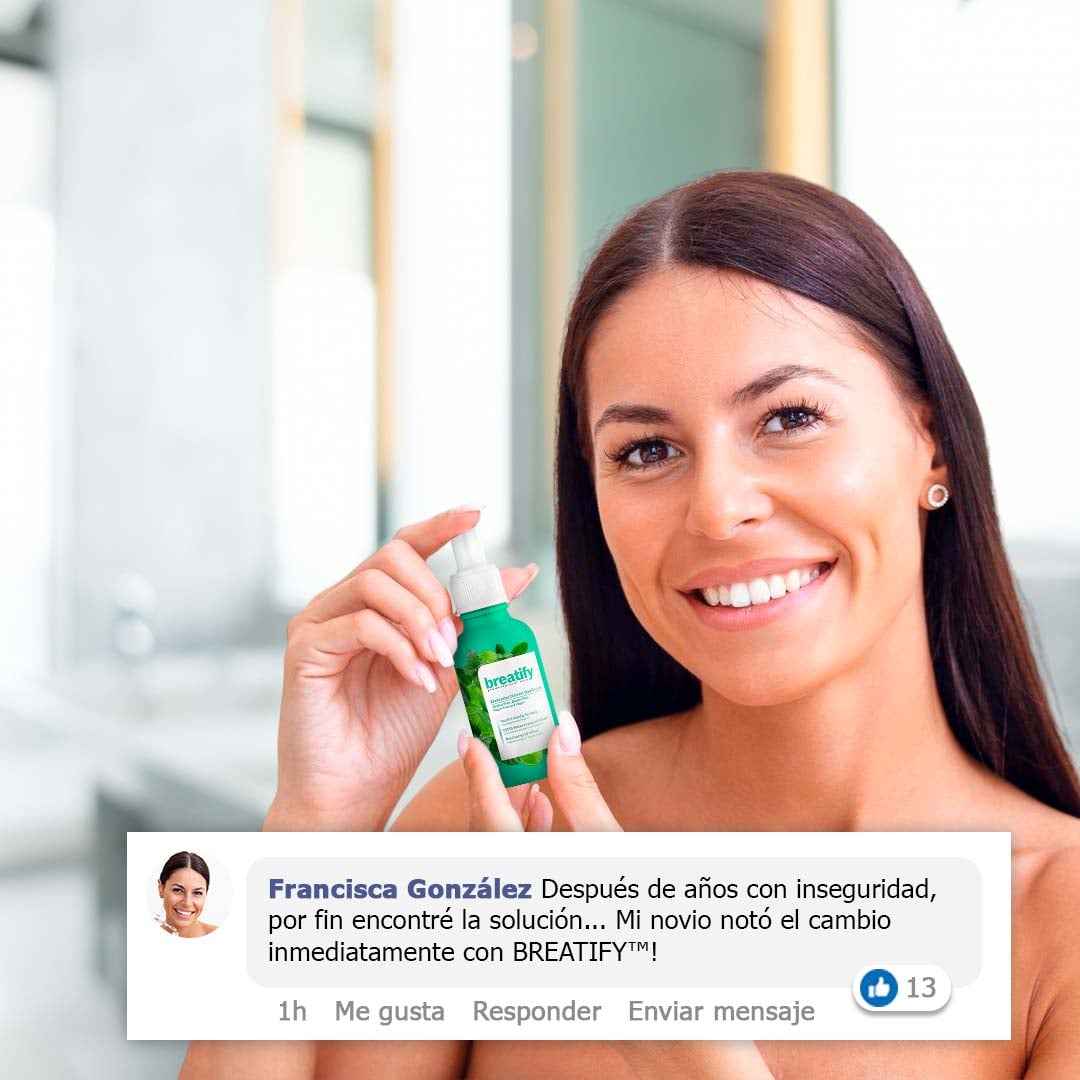 BREATIFY ™ GOTAS CONTRA EL MAL ALIENTO