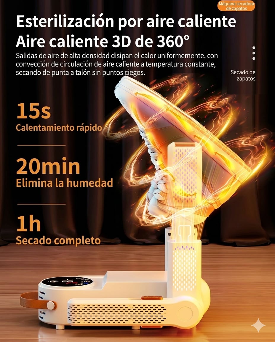 Secador y Desinfectante de calzados Eléctrico
