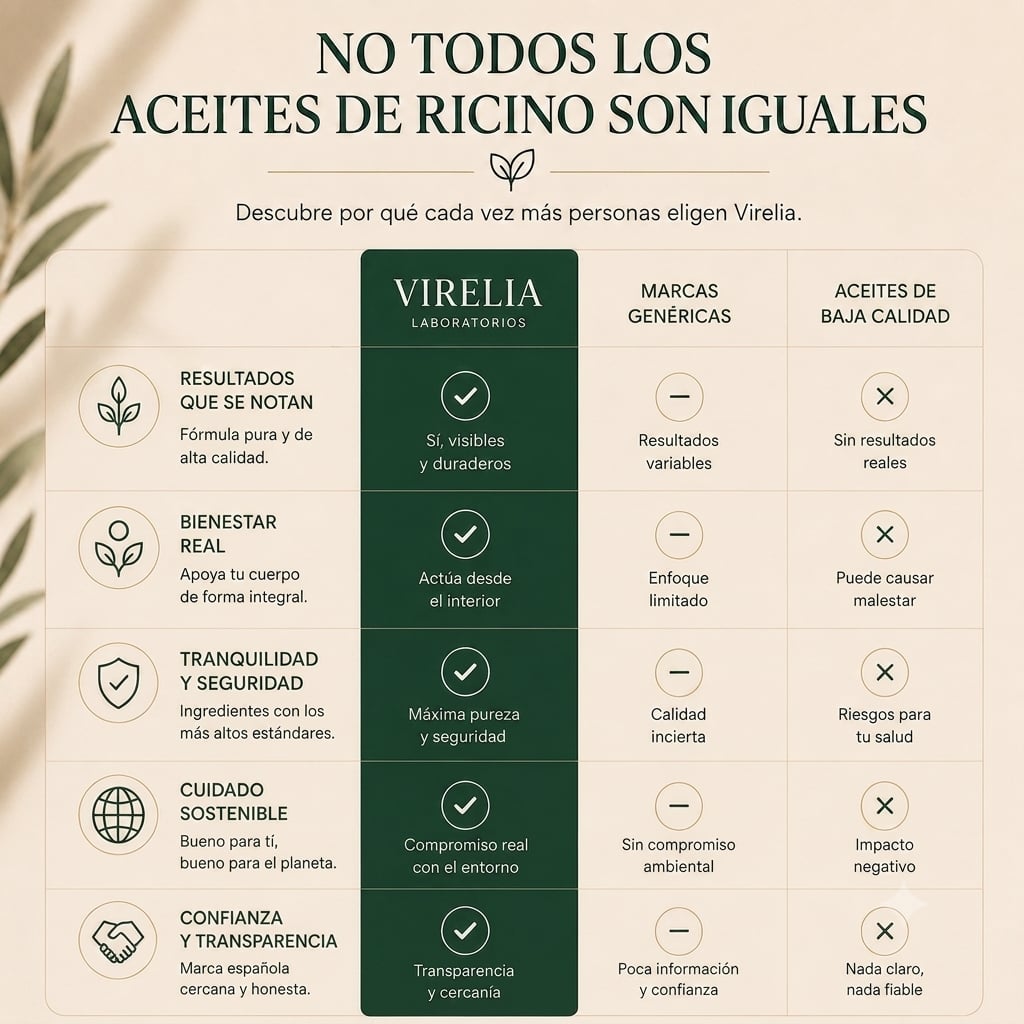 Ritual Nocturno Virelia® Pack completo de Aceite de Ricino