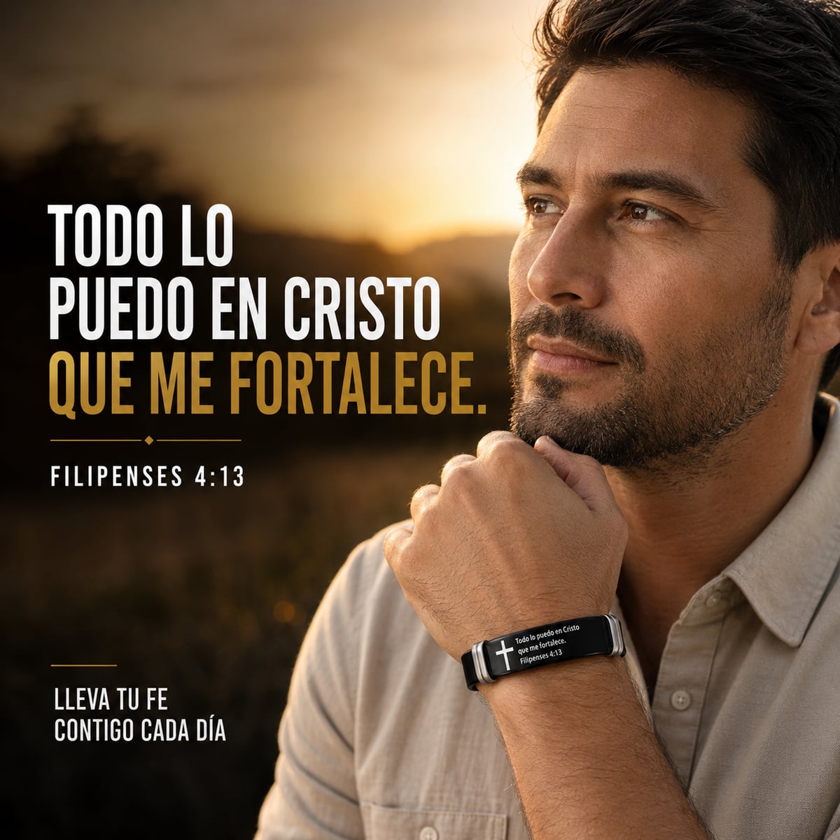 2X1 Pulsera de FÉ - Filipenses 4:13