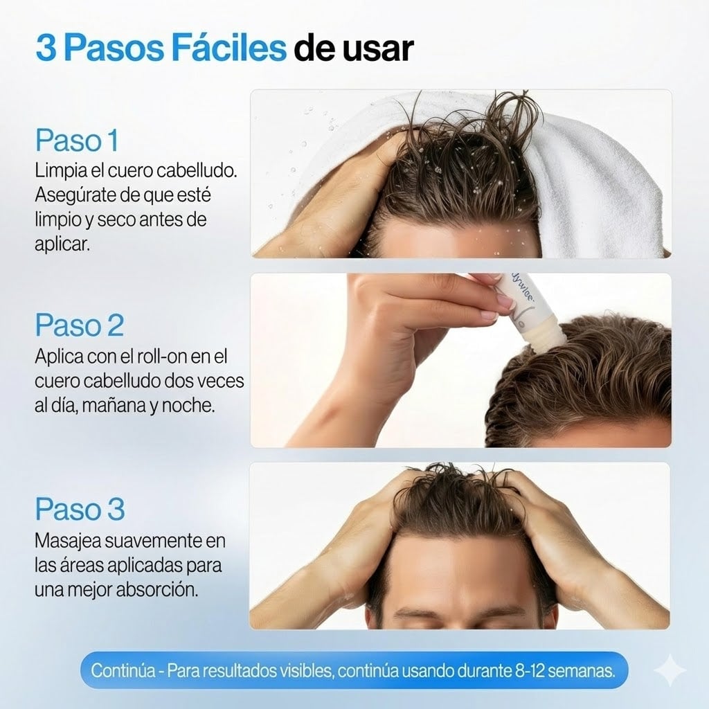 ULTIMAS UNIDADS!! Sérum Capilar Bodywise™ Roll-On con Romero + ENVÍO GRATIS 🎁