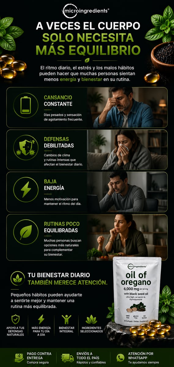 Aceite de Orégano + Semilla Negra