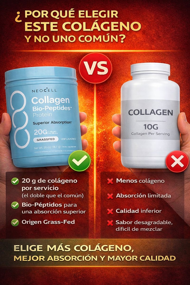 🧬 NeoCell Collagen Bio Peptides - Enfoque antiedad y Belleza ✨ + ENVIO GRATIS 🎁