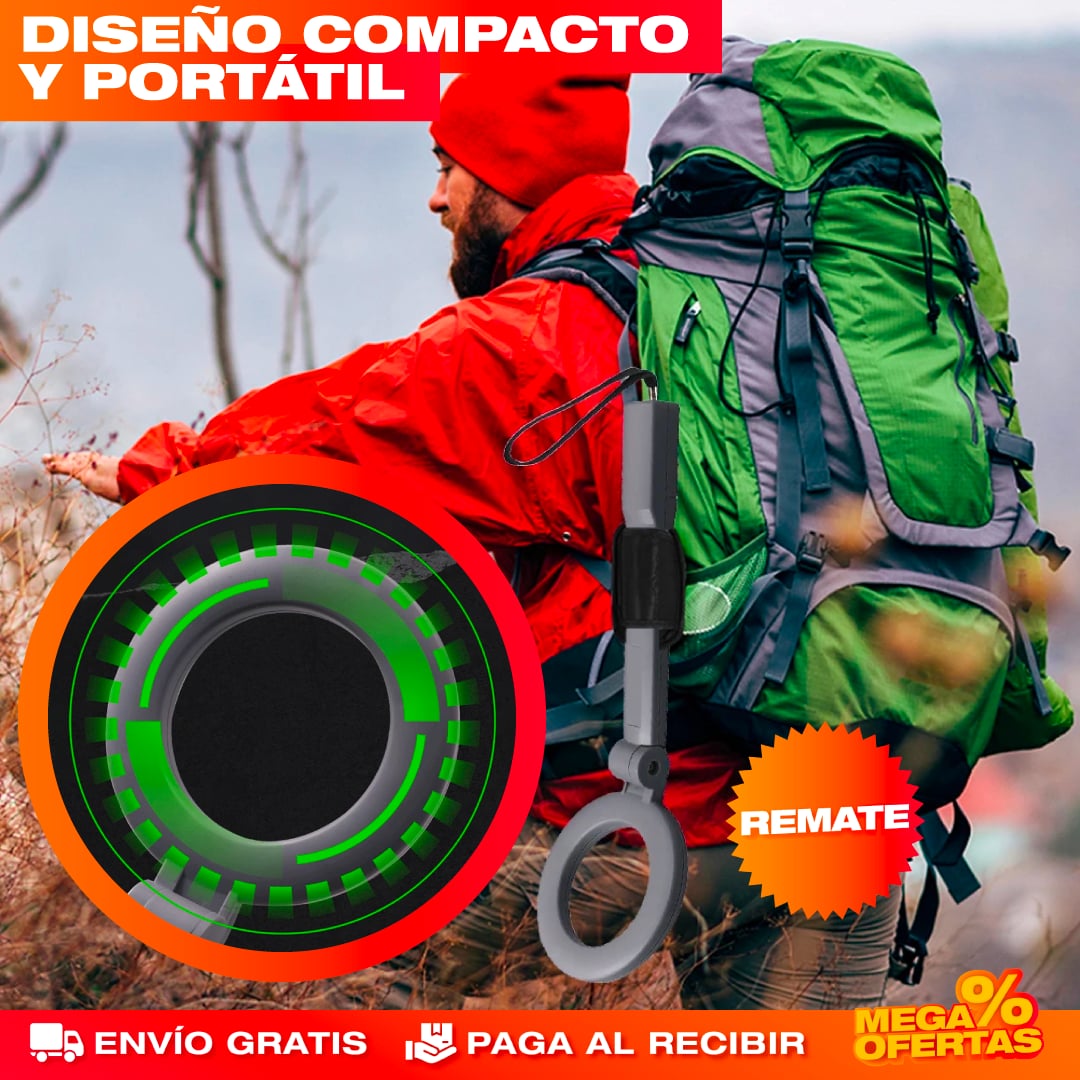 DETECTOR DE METÁLES PORTÁTIL