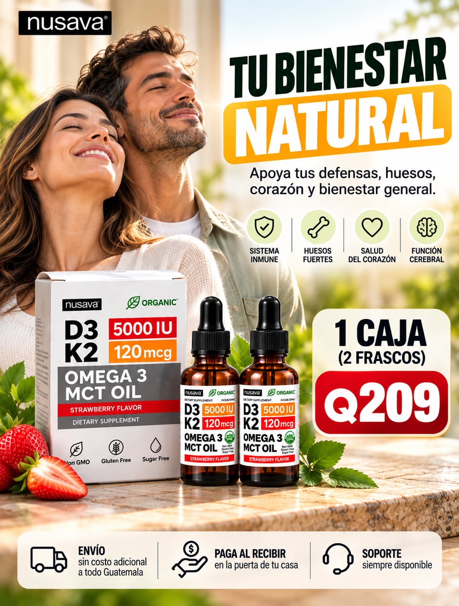Vitamina D3+K2+Omega 3