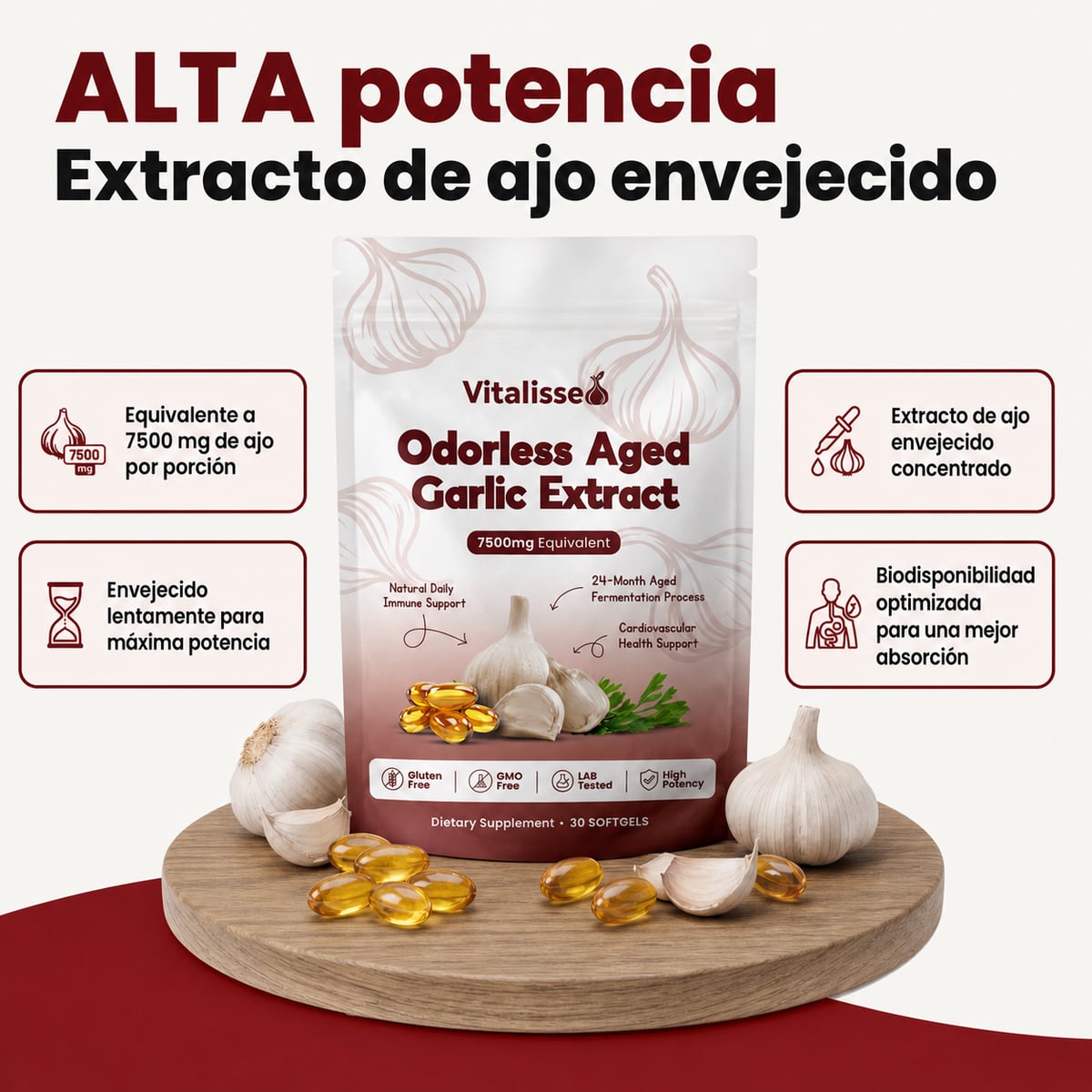 Extracto de Ajo Japonés
