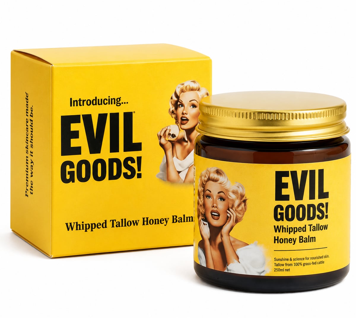 Evil good Bálsamo de miel y sebo de Res Anti-Envejecimiento 100% Original, Resultados en 14 días + ENVIO GRATIS 🎁