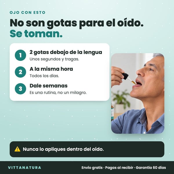 Echo Free - Calma auditiva progresiva Fórmula líquida natural