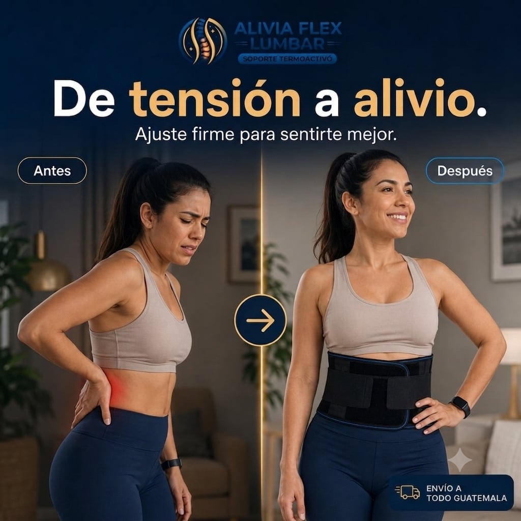 FLEX LUMBAR®: La faja ergonómica de soporte que distribuye la presión de tu espalda al instante.