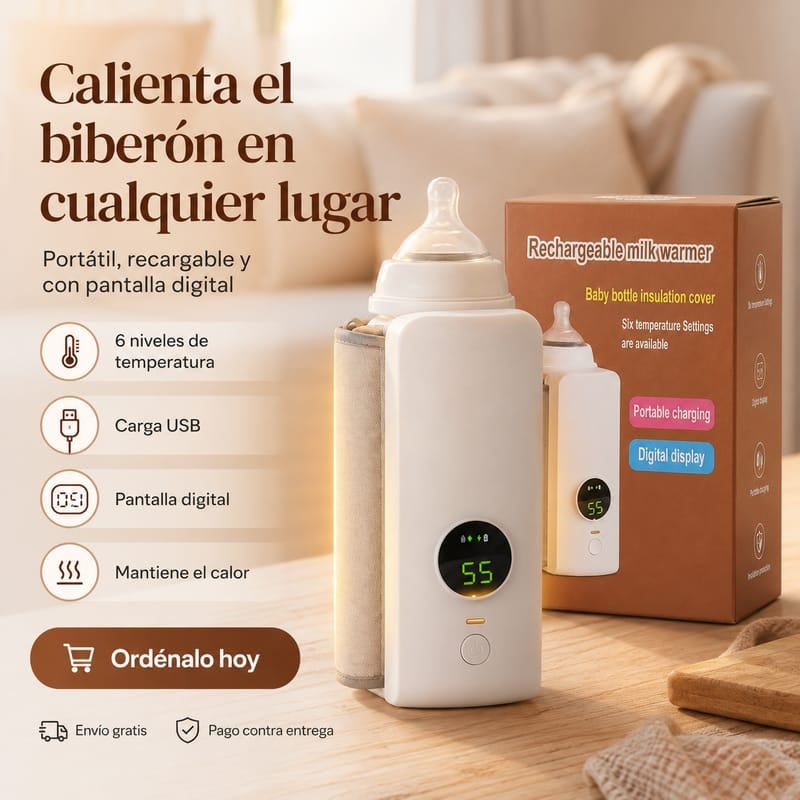 Leche siempre lista en minutos, donde estés - CALENTADOR BIBERON