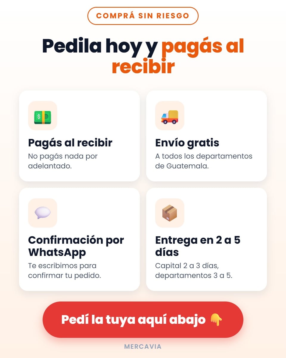 Pedila hoy y pagás al recibir