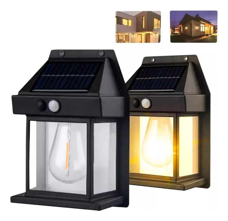 SOLARLUZ™ - 2 LÁMPARAS CON PANEL SOLAR PARA EXTERIORES 💡