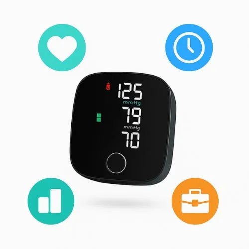Tensiómetro de muñeca con voz - Controla la actividad cardiaca en segundos