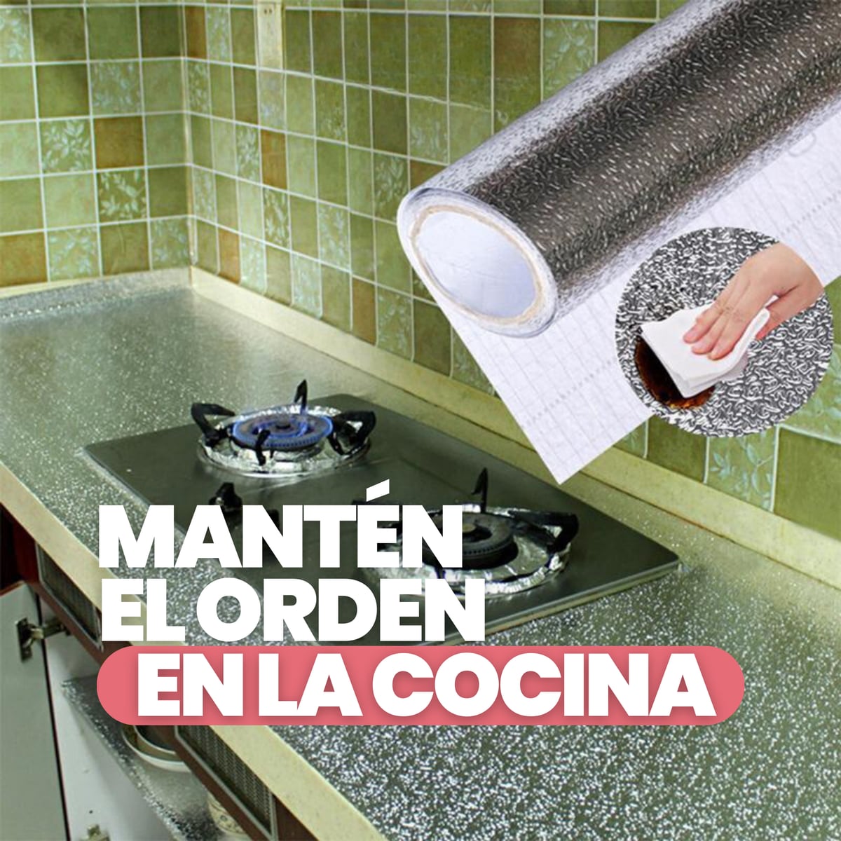 PAPEL ALUMINIO ADHESIVO - PROMOCIÓN 2X1