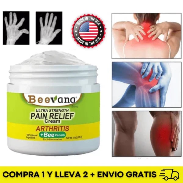 Crema Alivio Articular con Veneno de Abeja - 2 UNIDADES DE BEEVANA™ x Q210 + ENVIO GRATIS
