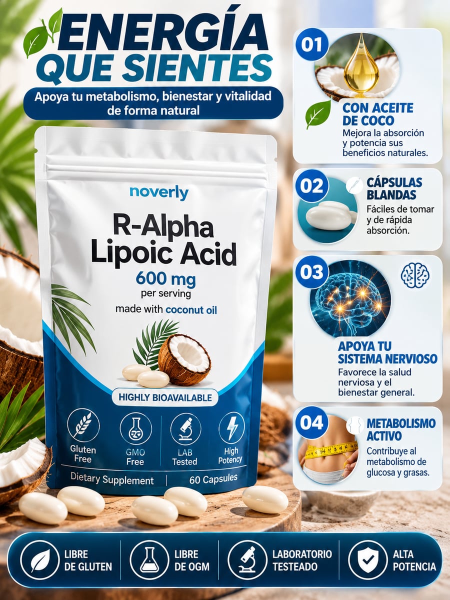 Velora R-Alpha Lipoic Acid Softgel CON ANT