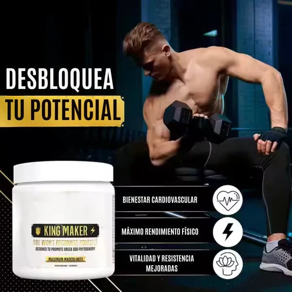 KING MAKER™ - SUPLEMENTO 13 EN 1 - ¡HOMBRES MÁS FUERTES, MUJERES MÁS SATISFECHAS!🔥