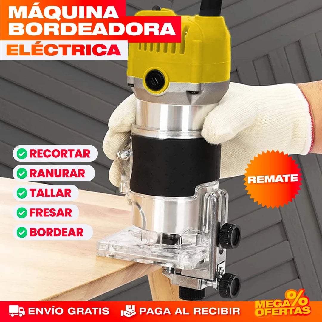 Bordeadora Eléctrica para Carpintería – Bordes y Acabados de Carpintero en Casa