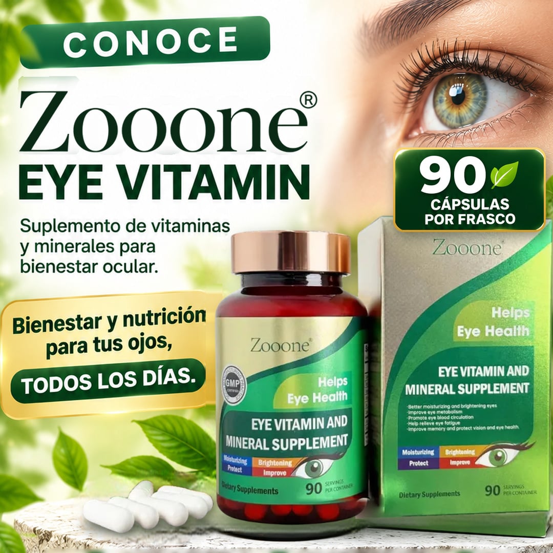 Zooone™ l Nutrición ocular diaria para ver nítido y sin cansancio - 100% Natural