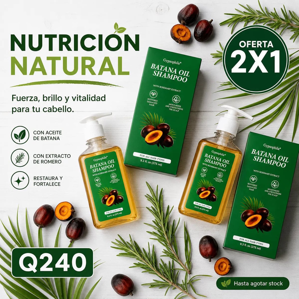 2x1  STOCK LIMITADO  BATANA OIL - CRECIMIENTO ACELERADO