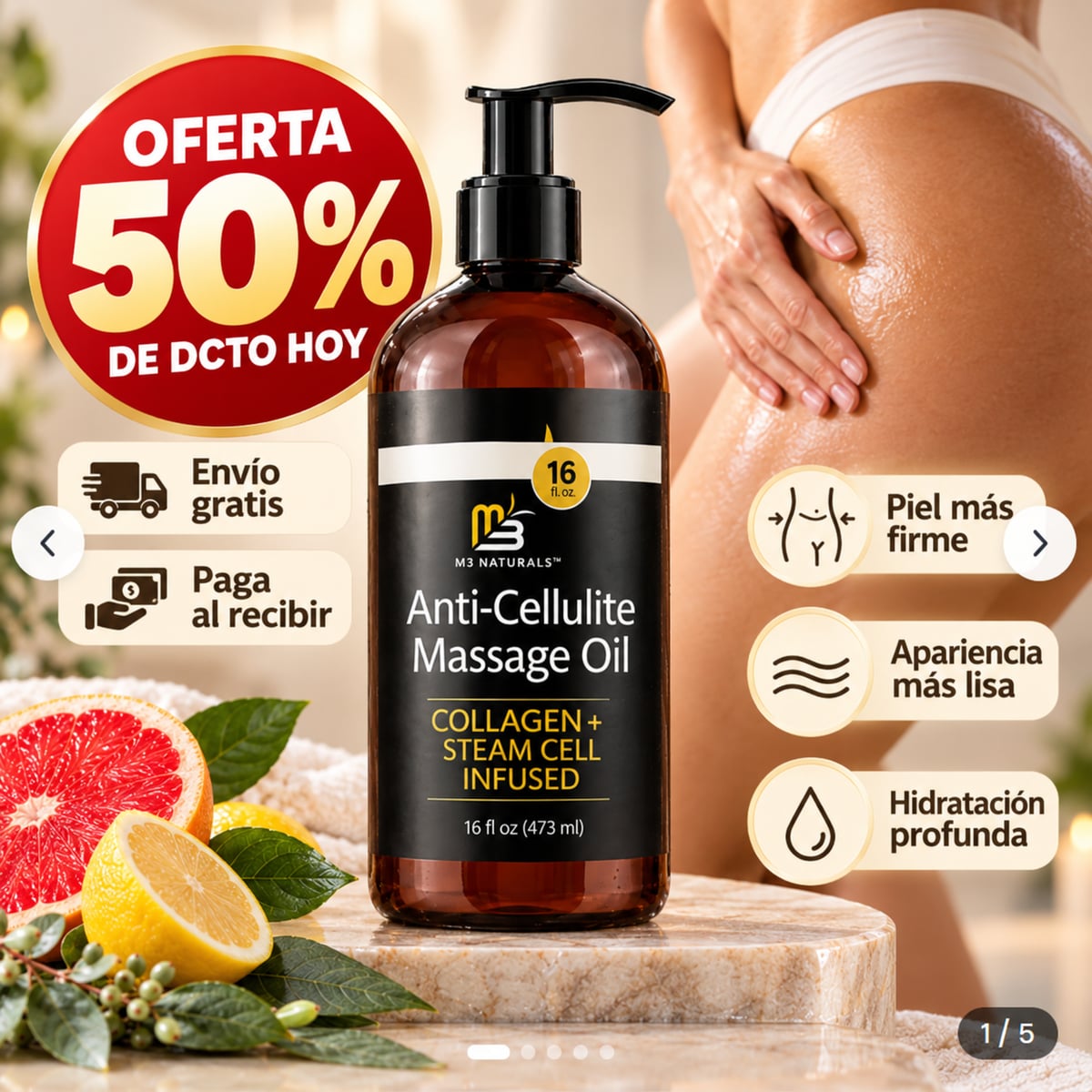 AntiCelulitis - Reafirma y suaviza tu piel