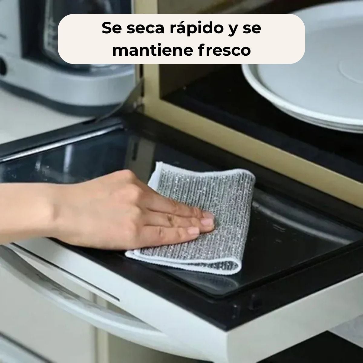 ULTIMAS UNIDADES - SET X12 PAÑOS MÁGICOS CON ACERO INOXIDABLE PARA COCINA + ENVÍO GRATIS🎁