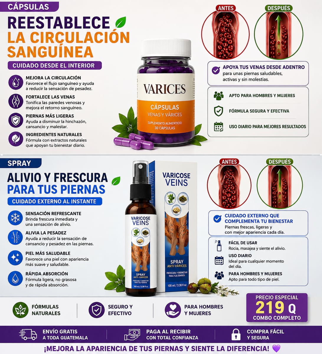 🌿 ¡Recupera la Ligereza de Tus Piernas con el Poder del Doble Cuidado