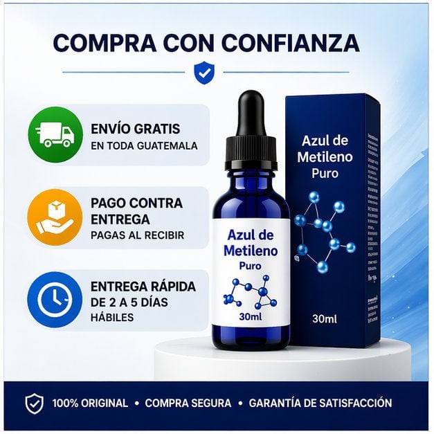 2X1 VitalBlue® de Metileno Puro 30ml -CONCENTRACION TOTAL🧠+ Envío Gratis