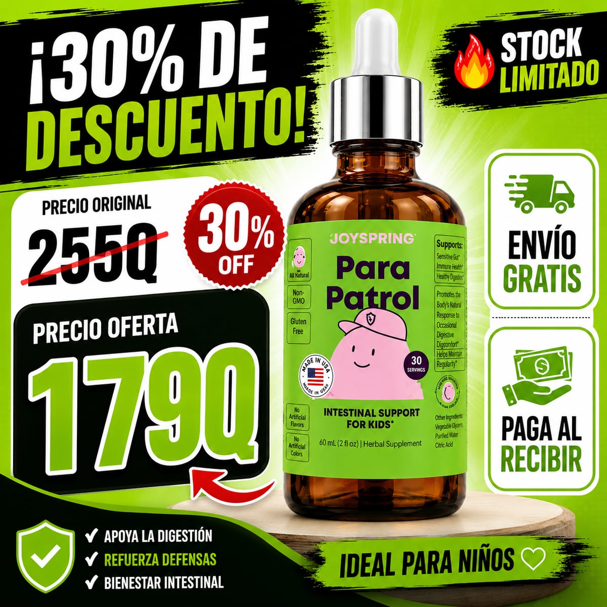 BIENESTAR INTESTINAL PARA TUS PEQUES ⭐/ENVIO GRATIS
