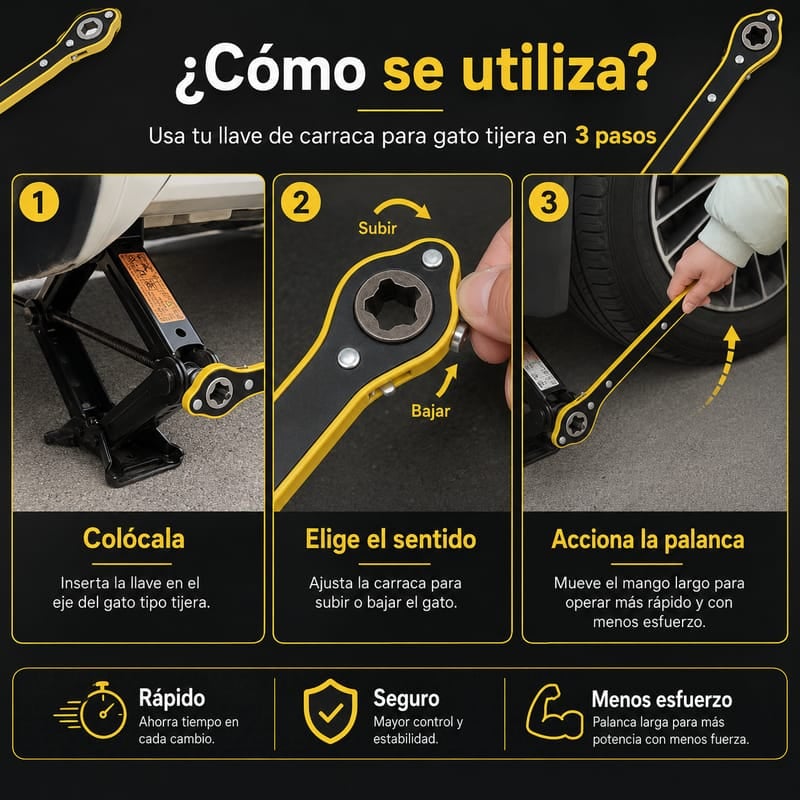 🚗 Llave para gato ⚙️