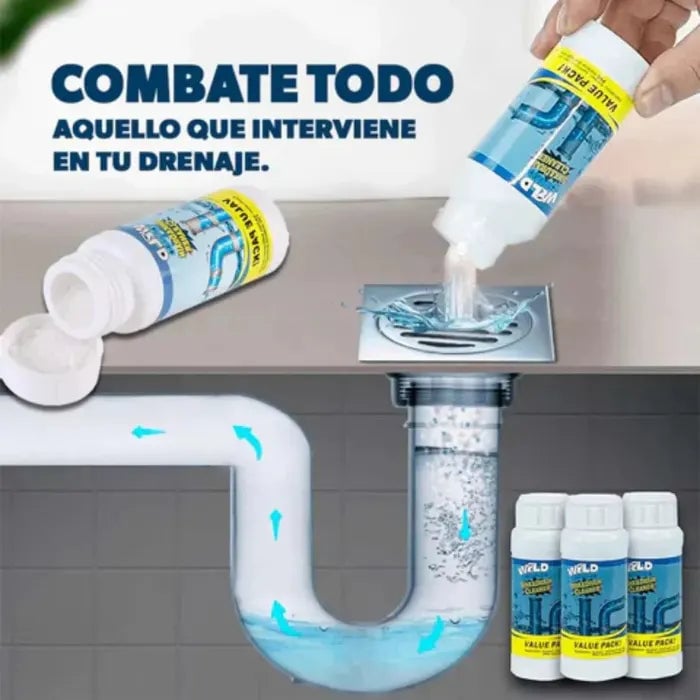 Wild Tornado™ Destapador y Limpiador de Cañerías Profesional-3X1 + Q240+ envio gratis