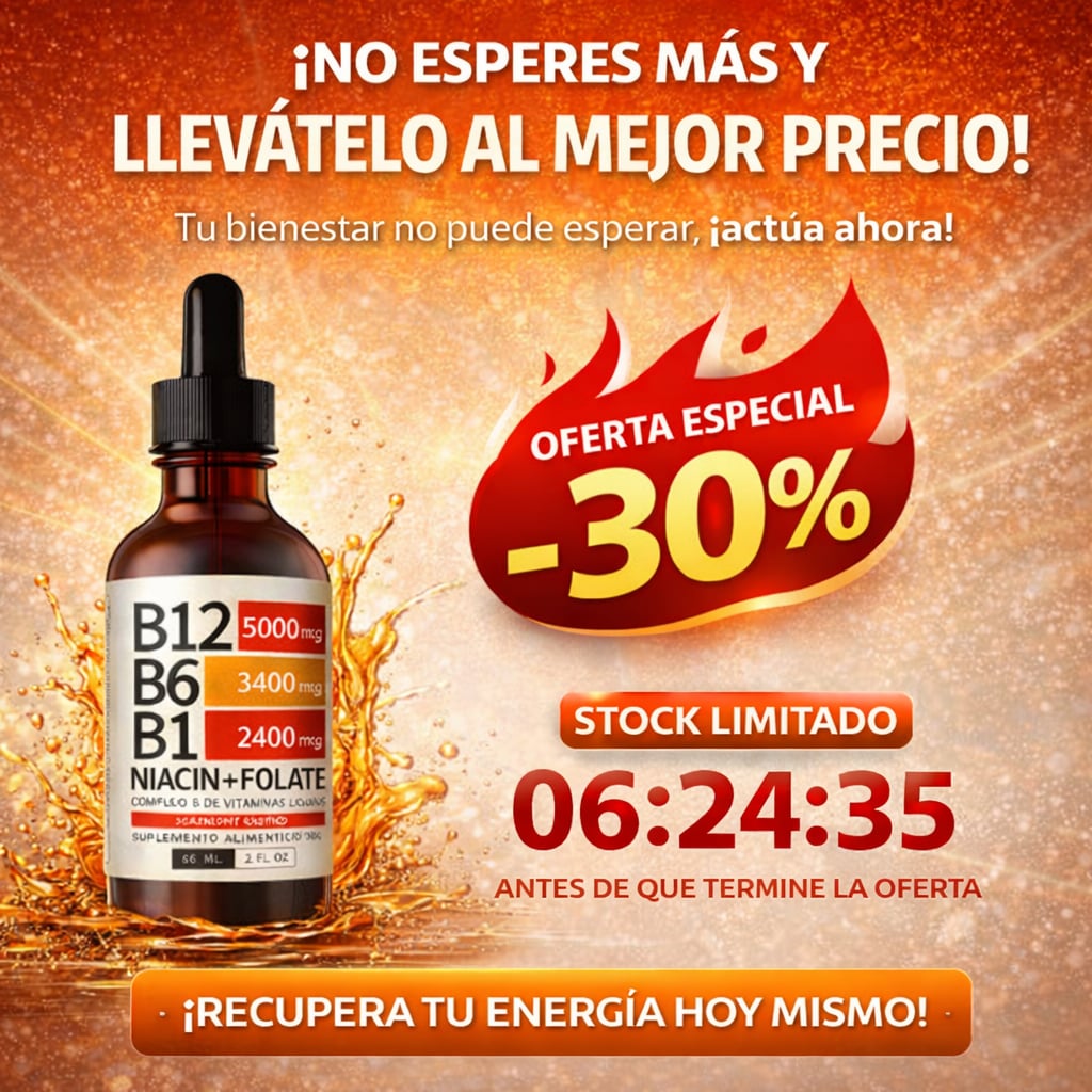 ⚡COMPLEX VITAMINICO B12 NUSAVA 2 UNIDADES- ENVIO GRATIS