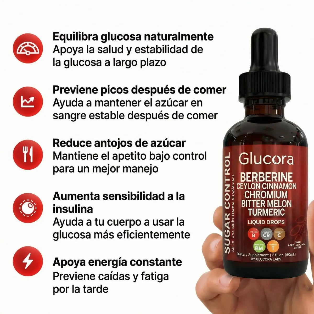 Glucora® | Fórmula herbal 10 en 1