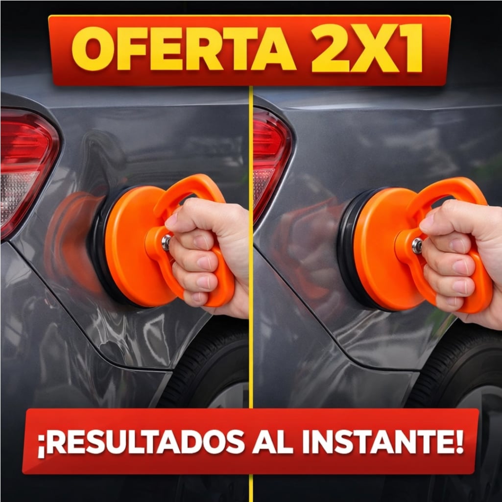 2x1 Ventosa extractor de Abolladuras para Vehículos + Envío Gratis y Regalo 🎁